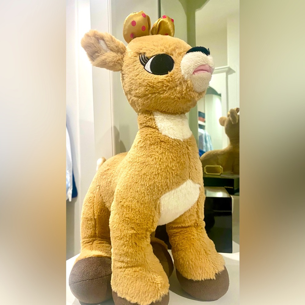 Build a bear Girl reindeer plush. Clarice 15”